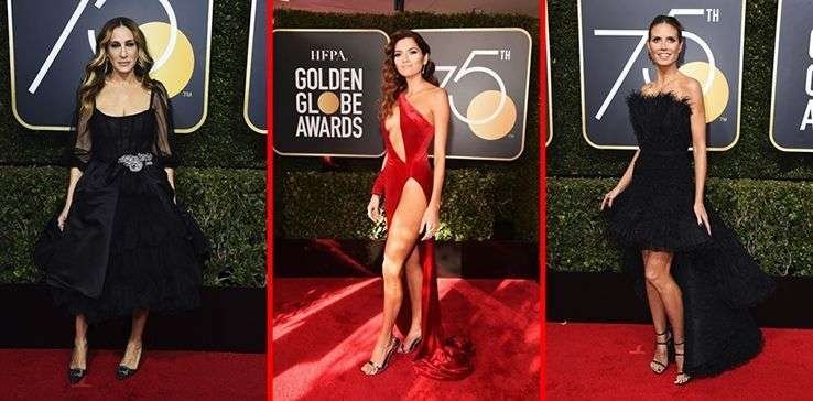 Las peor vestidas de los Globos de Oro 2018