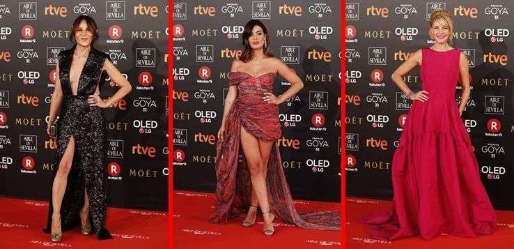 Las peor vestidas de los Premios Goya 2018