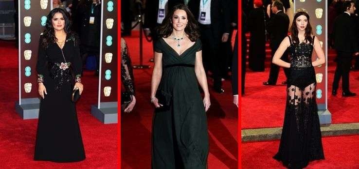 Las peor vestidas de los Premios BAFTA 2018