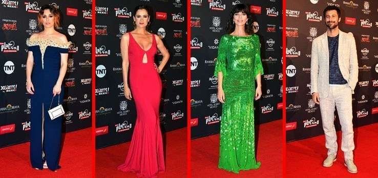 Alfombra roja de los Premios Platino 2018 en la Riviera Maya
