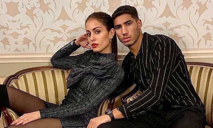 Hiba Abouk y el futbolista Achraf Hakimi confirman su relación