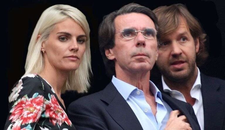 Amaia Salamanca y Rosauro Varo comparten con la familia Aznar la Semana Santa