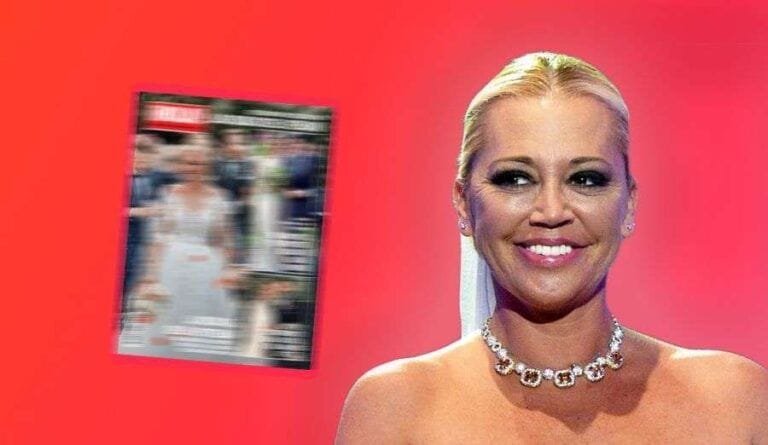 La esperada foto de Belén Esteban vestida de novia