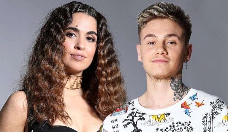 Las fotos inéditas de Anaju y Hugo en la sesión de fotos de los finalistas de 'OT 2020'
