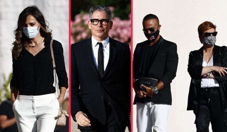 Los rostros conocidos que acudieron al funeral de Aless Lequio