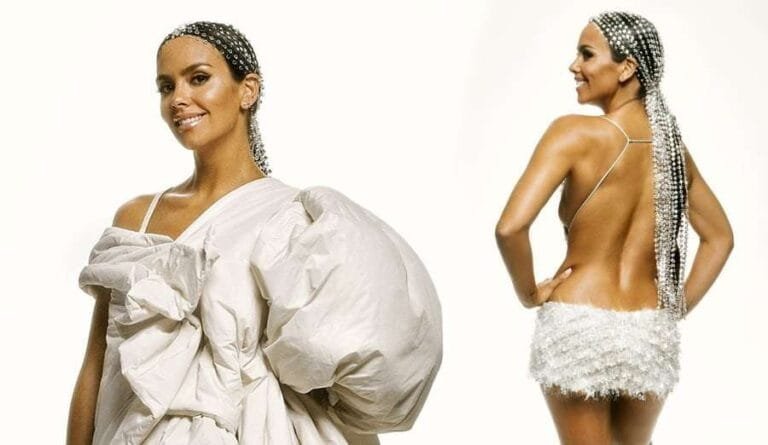 El vestido de Cristina Pedroche en las Campanadas 2020: una minimascarilla de 16.300 cristales