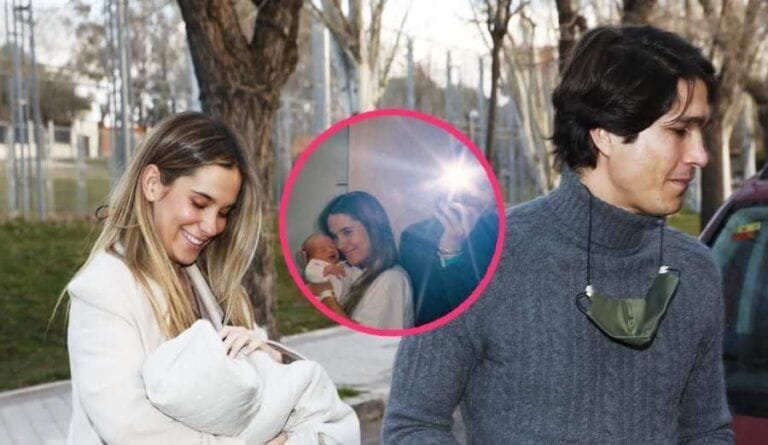 María Pombo muestra las primeras fotos con su hijo minutos después de dar a luz