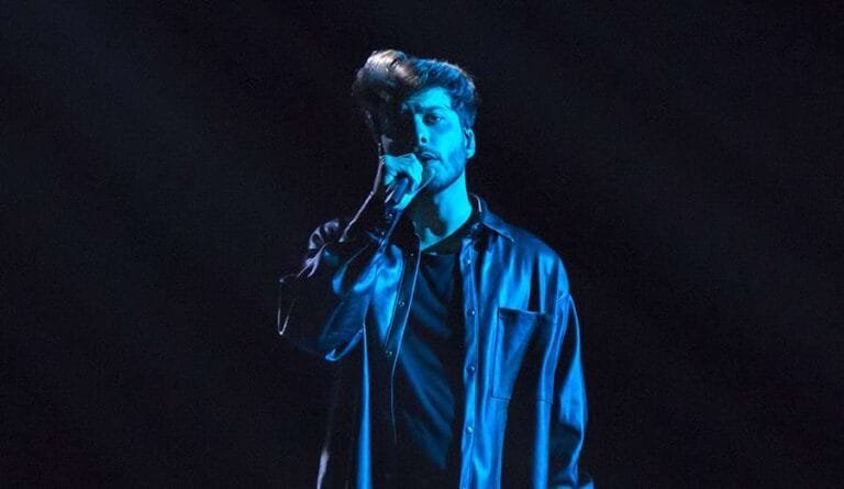 Imágenes de la puesta en escena de Blas Cantó en ‘Destino Eurovisión’