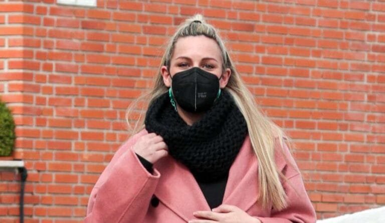 Las imágenes de una embarazadísima Edurne a pocos días de dar a luz