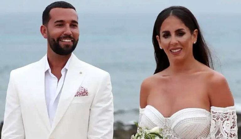 Así es el impresionante vestido de novia de Anabel Pantoja