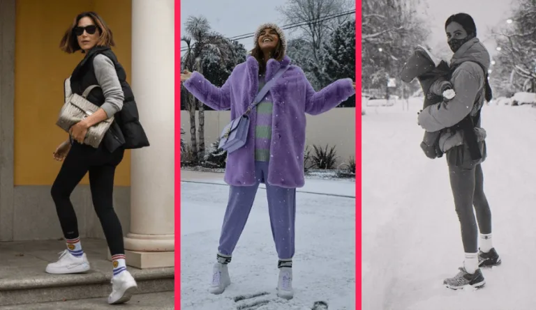 Combinar los calcetines y el abrigo, la última tendencia entre las celebrities