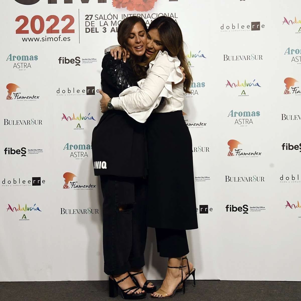 Anabel Pantoja, Belén Esteban, Olga Moreno e Irene Rosales apoyan a Raquel Bollo en su estreno como diseñadora