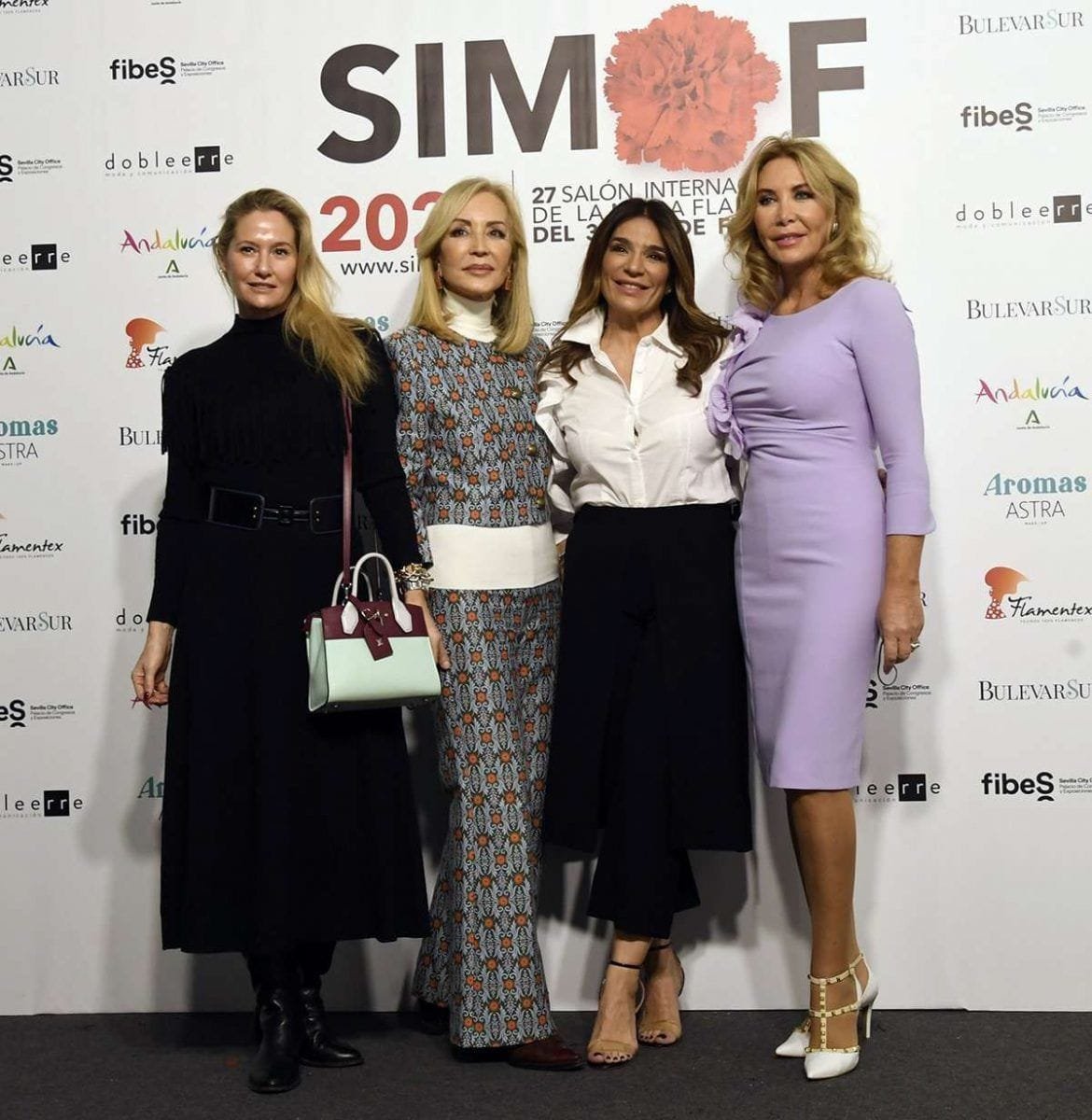 Anabel Pantoja, Belén Esteban, Olga Moreno e Irene Rosales apoyan a Raquel Bollo en su estreno como diseñadora