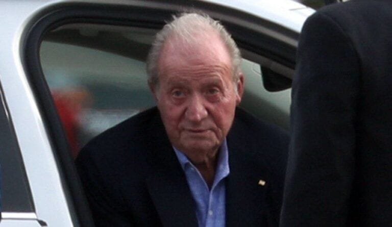 Primeras imágenes del Rey Juan Carlos en España