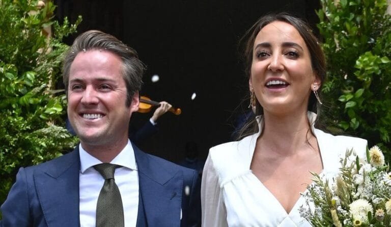 Primeras imágenes de Lucía Pombo vestida de novia