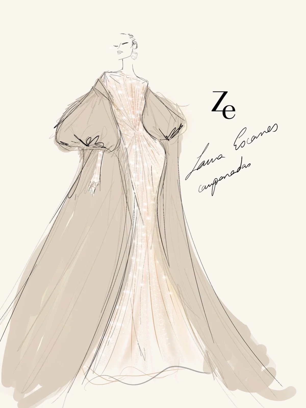 Así ha sido el elegante look de Laura Escanes para su debut en las Campanadas 2023-2024