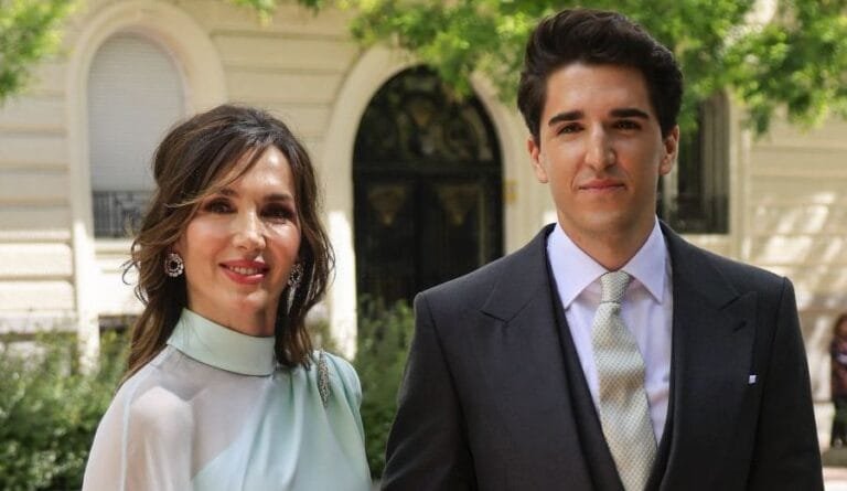Paloma Lago deslumbra en la boda de su hijo