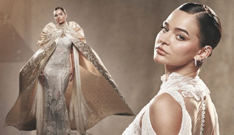 Así ha sido el elegante look de Laura Escanes para dar las Campanadas 2023-2024 en TV3