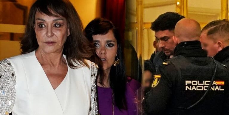 Mari Ángeles Grajal, consternada, denuncia a Jaime Ostos en comisaría tras recibir amenazas de muerte